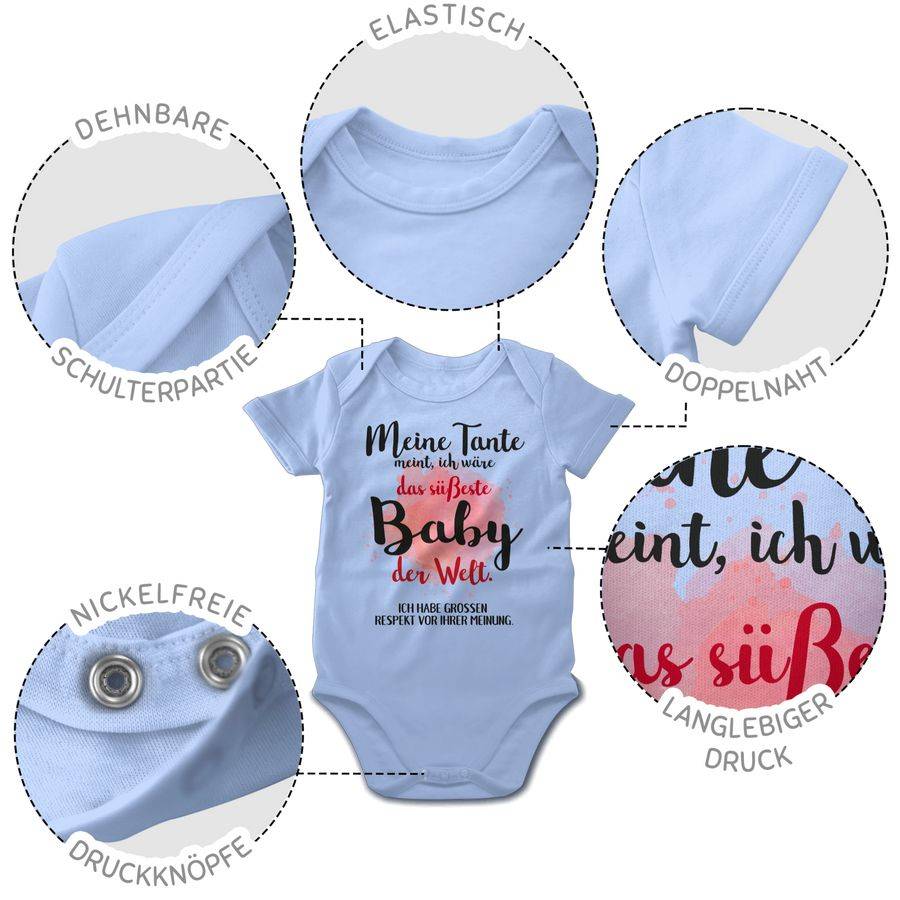 Shirtracer Meine Tante Meint, Ich Wäre Das Süßeste Baby Der Welt.: Tshirt Rucksack Shirtracer