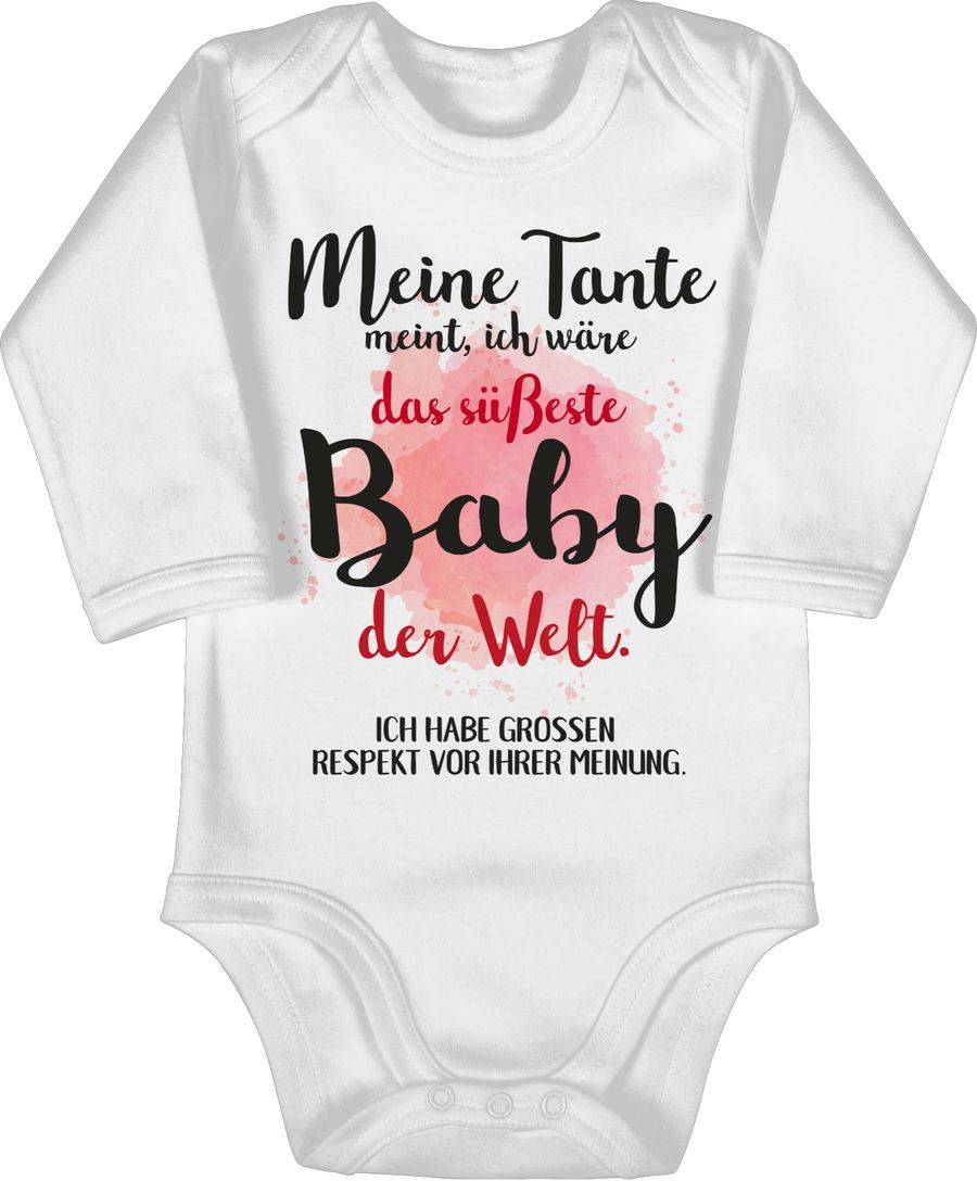 Shirtracer Meine Tante Meint, Ich Wäre Das Süßeste Baby Der Welt.: Tshirt Rucksack Shirtracer