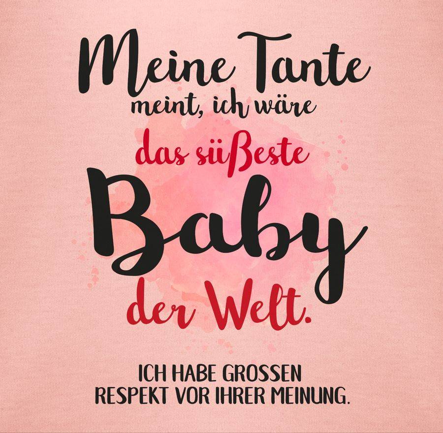 Shirtracer Meine Tante Meint, Ich Wäre Das Süßeste Baby Der Welt.: Tshirt Rucksack Shirtracer