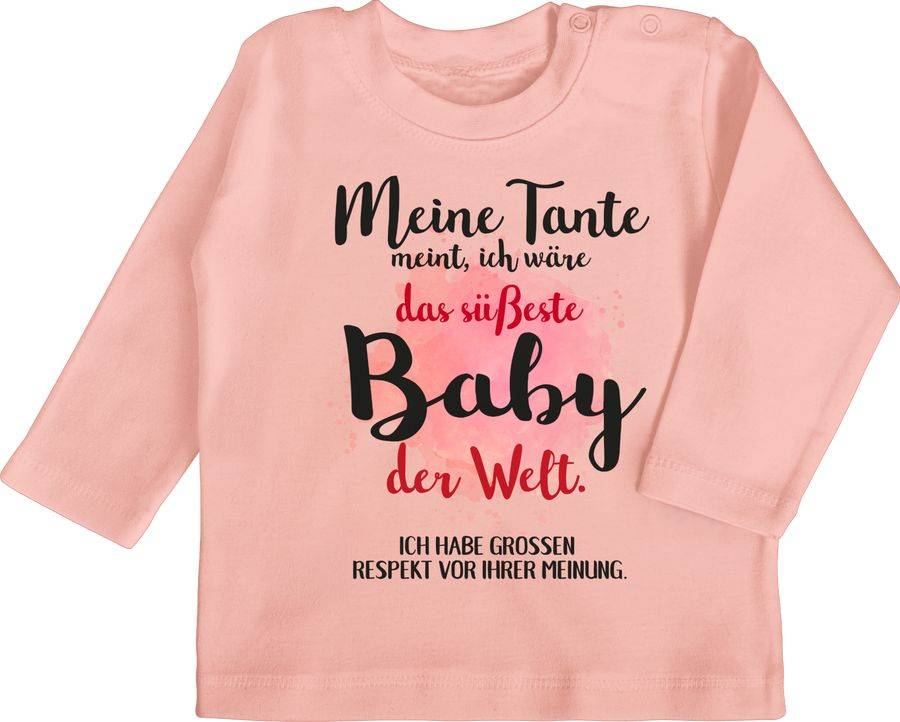 Shirtracer Meine Tante meint, ich wäre das süßeste Baby der Welt.: Tshirt Rucksack Shirtracer