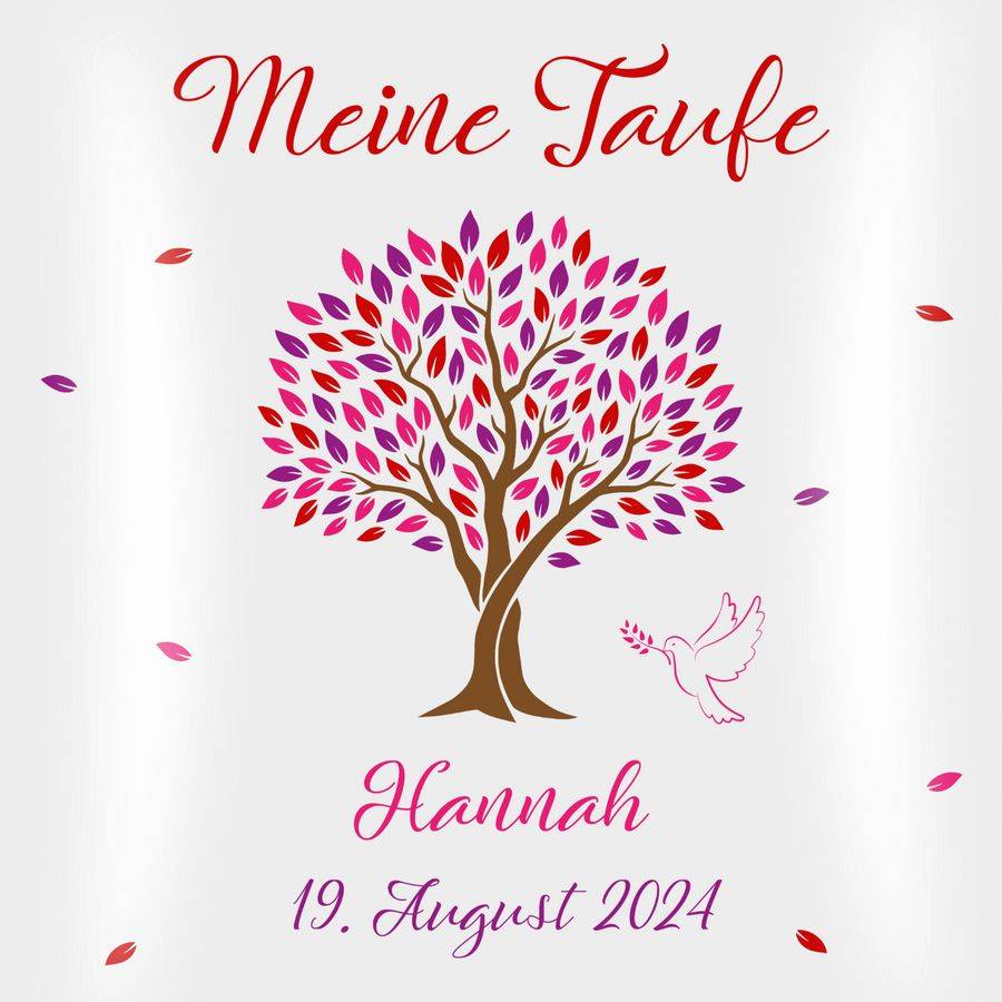 Shirtracer Meine Taufe - Taufgeschenk Mädchen Taufgeschenke Patenkind Shirts & Mehr Shirtracer