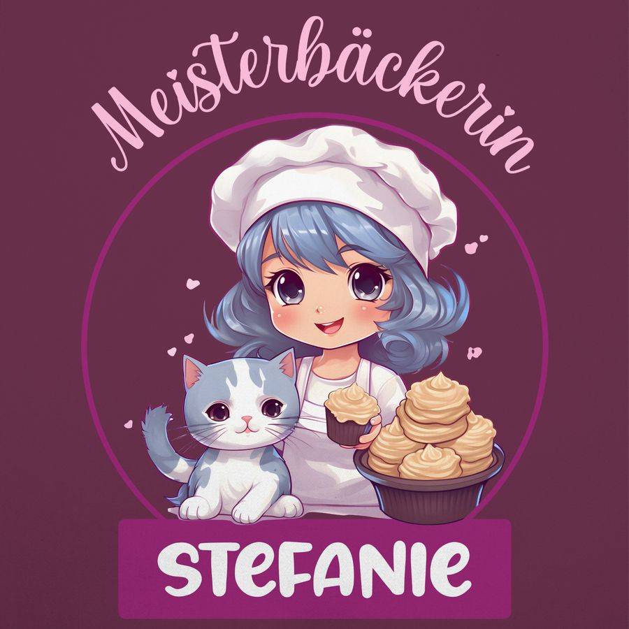 Shirtracer Meisterbäckerin Mit Name: Tshirt Gym Bag Shirtracer