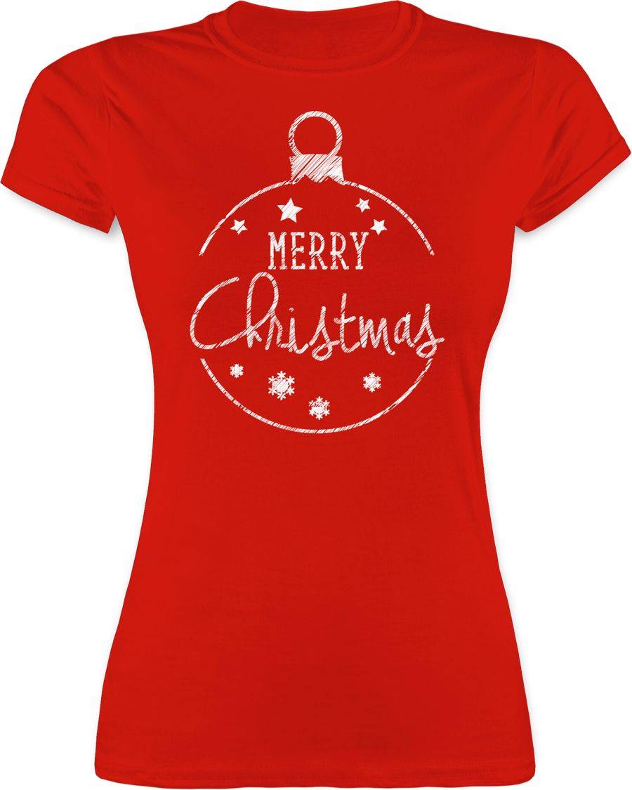 Shirtracer Merry Christmas handgemalt Shirts & Mehr Shirtracer