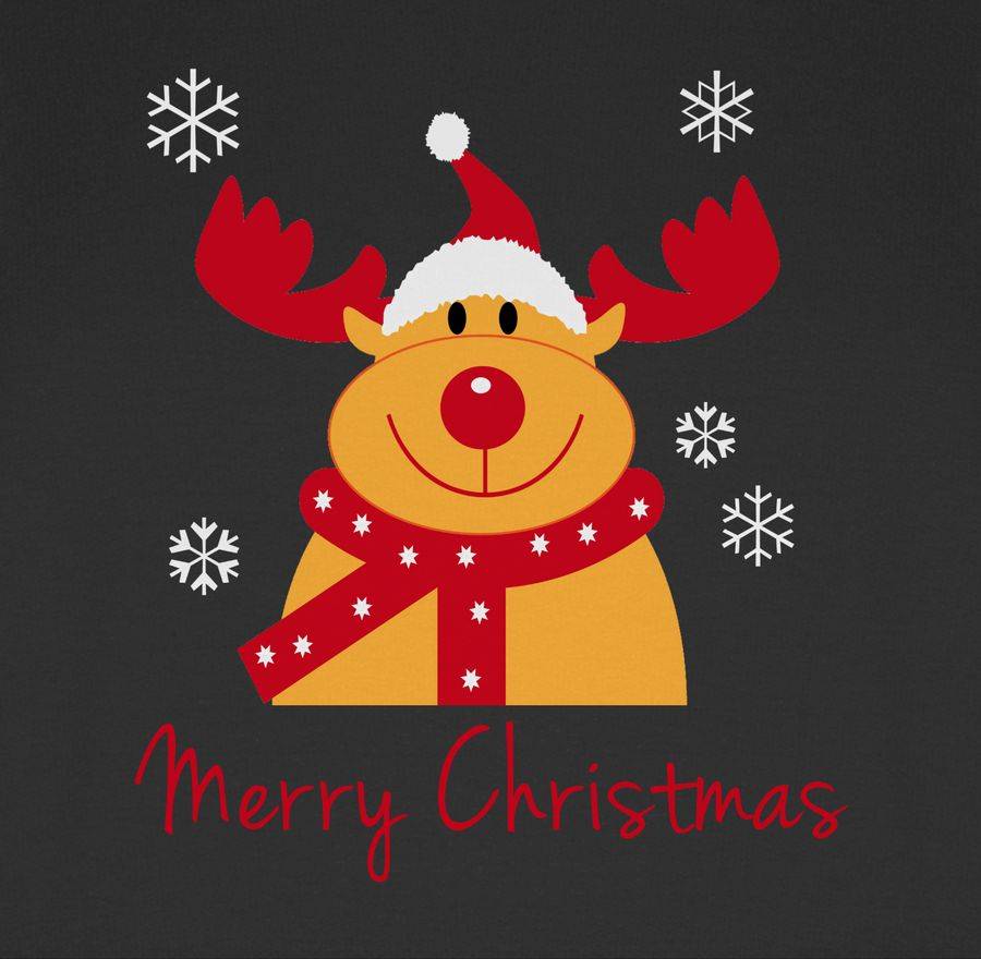 Shirtracer Merry Christmas Rentier: Tshirt Gym Bag Shirtracer