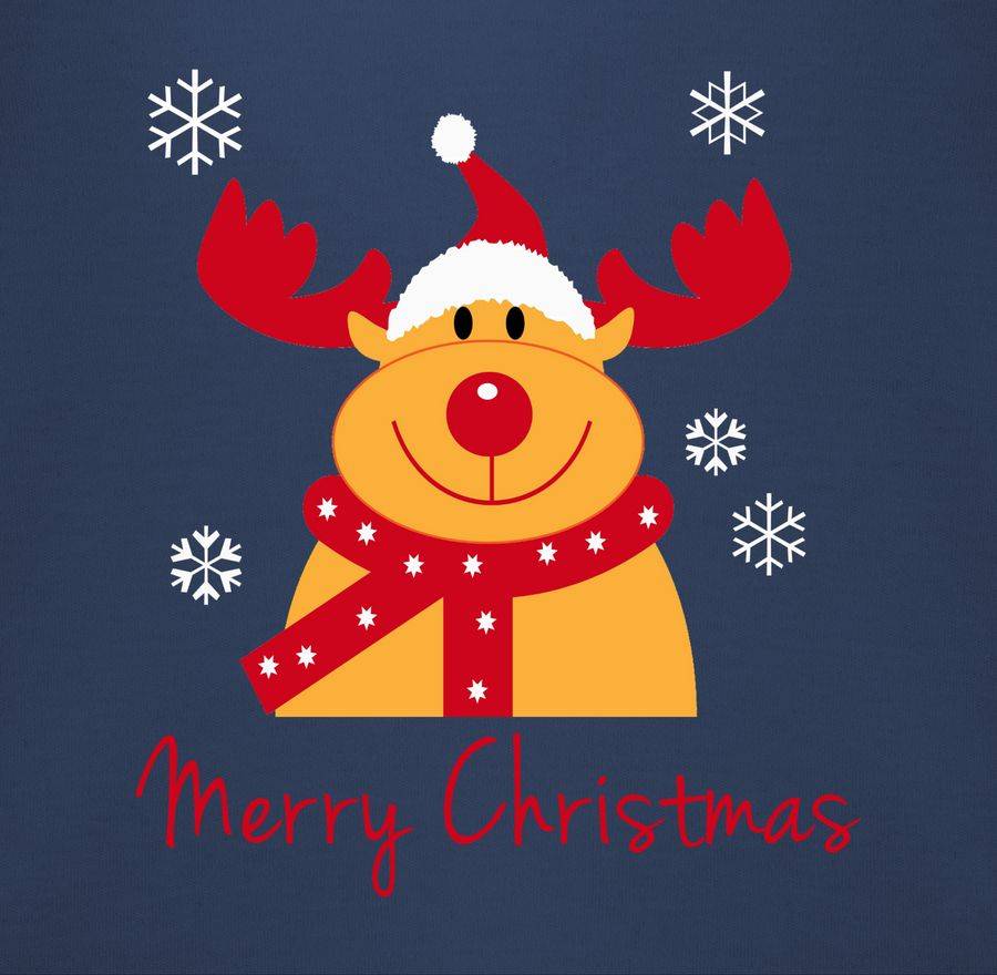 Shirtracer Merry Christmas Rentier: Tshirt Gym Bag Shirtracer