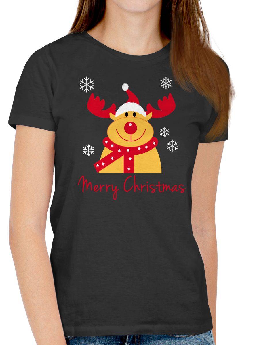 Shirtracer Merry Christmas Rentier: Tshirt Gym Bag Shirtracer