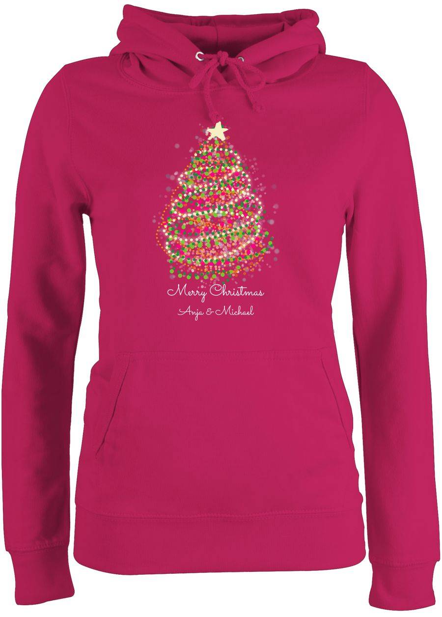 Shirtracer Merry Christmas Weihnachtsbaum mit Name Shirts & Mehr Shirtracer