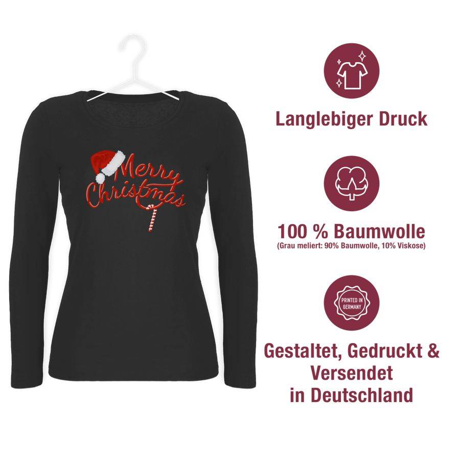 Shirtracer Merry Christmas Zuckerstange: T-Shirt Gym Bag Shirtracer