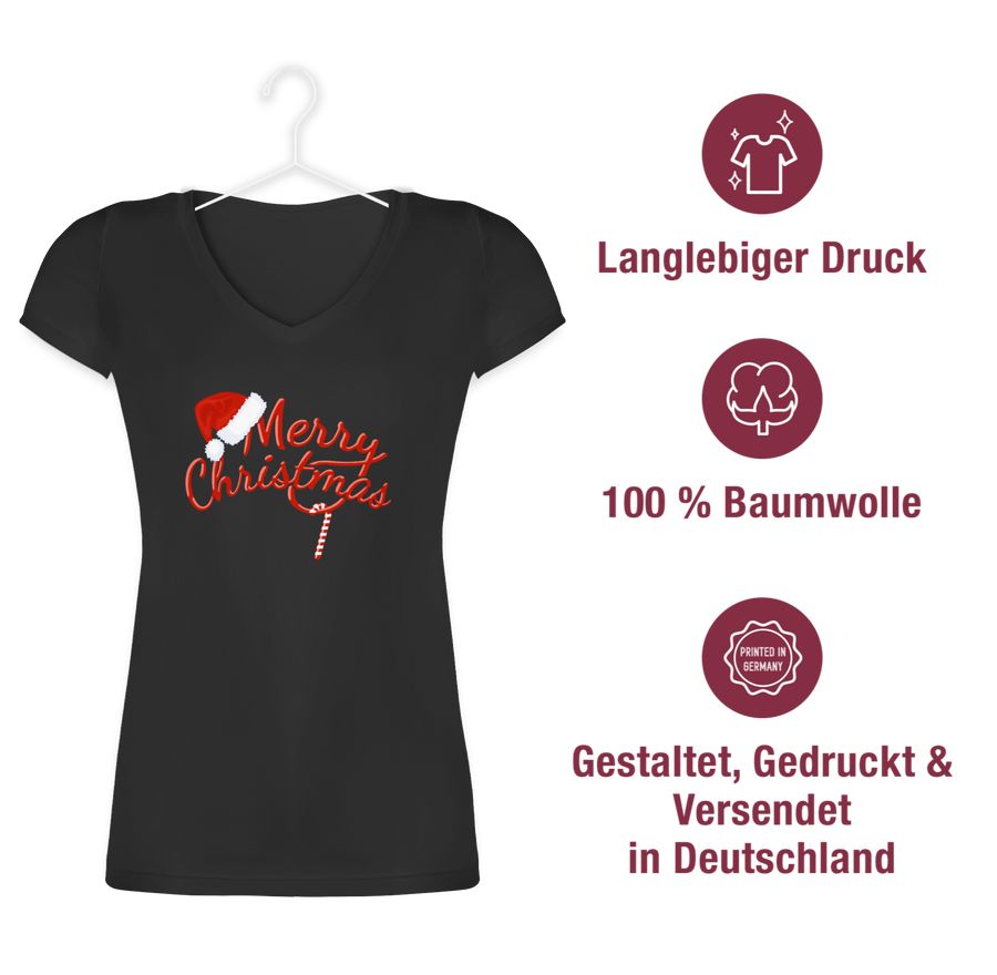Shirtracer Merry Christmas Zuckerstange: T-Shirt Gym Bag Shirtracer