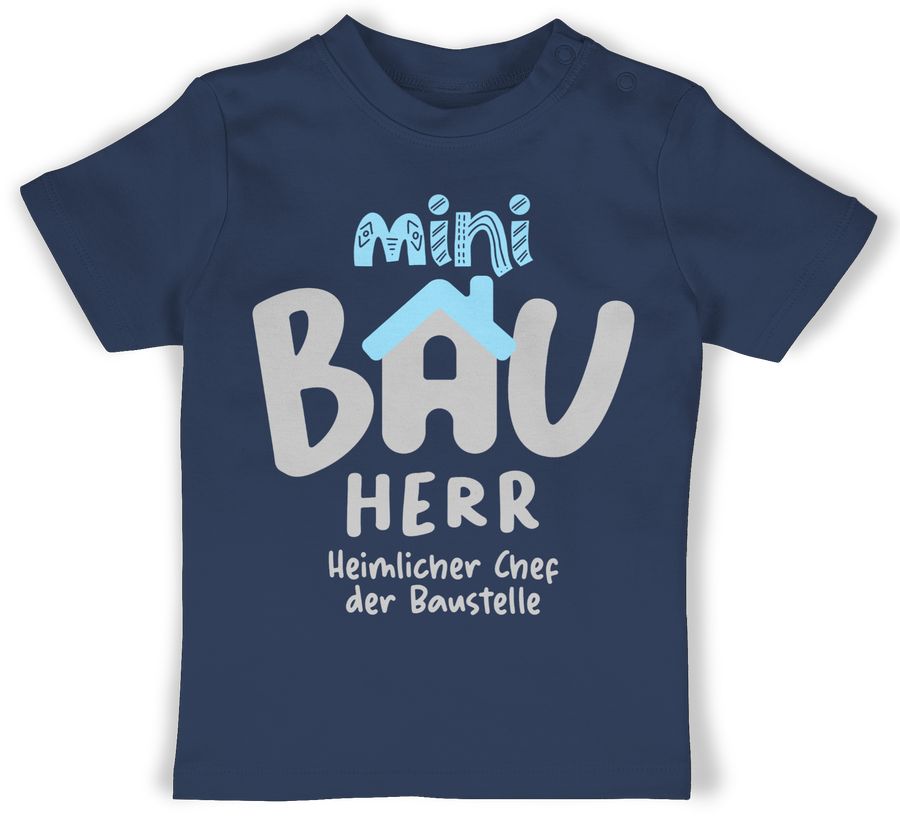 Shirtracer Mini Bauherr grau: Tshirt Gym Bag Shirtracer