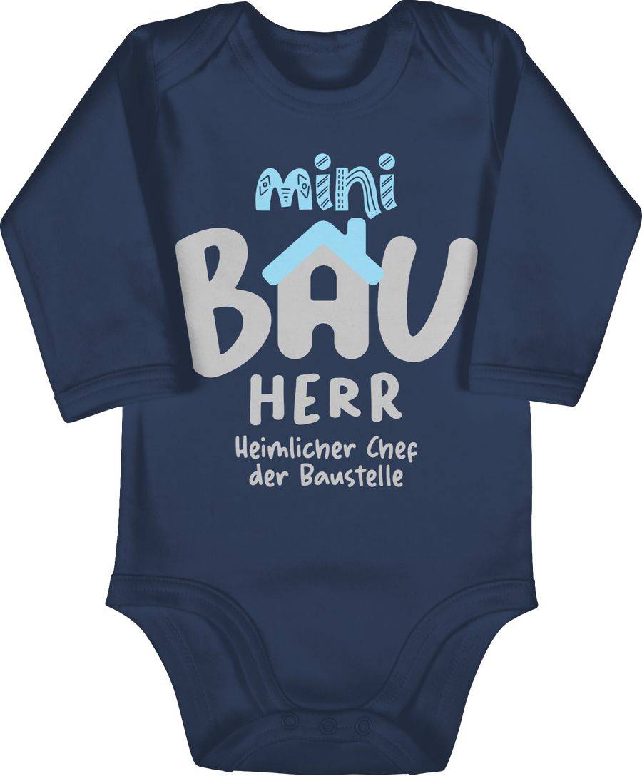 Shirtracer Mini Bauherr grau: Tshirt Gym Bag Shirtracer