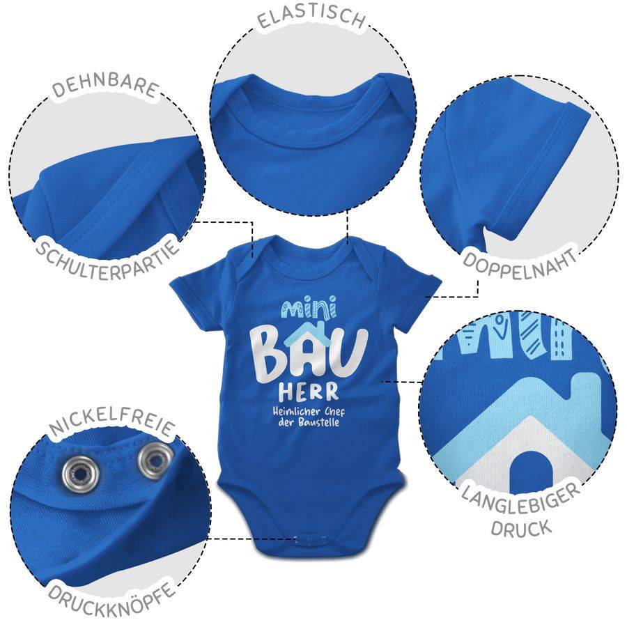 Shirtracer Mini Bauherr Weiß Shirts & Mehr Shirtracer