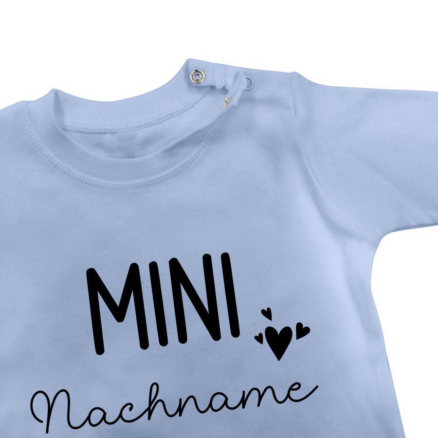 Shirtracer Mini Nachname Schwangerschaft Verkünden Geschenk Geburt Baby: Tshirt Gym Bag Shirtracer