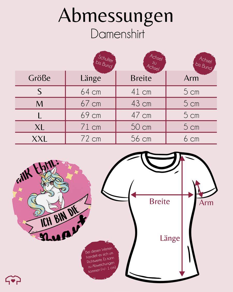 Shirtracer Mir Egal Ich Bin Die Braut - Einhorn Shirts & Mehr Shirtracer