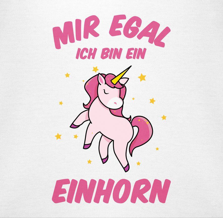 Shirtracer Mir Egal Ich Bin Ein Einhorn: Tshirt Rucksack Shirtracer