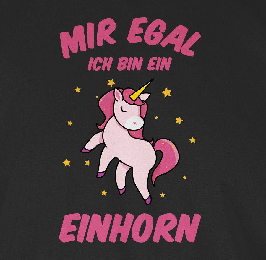 Shirtracer Mir Egal Ich Bin Ein Einhorn: Tshirt Rucksack Shirtracer