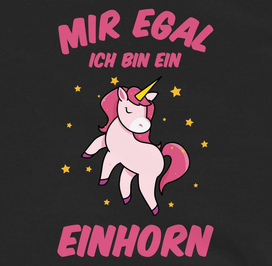 Shirtracer Mir Egal Ich Bin Ein Einhorn: Tshirt Rucksack Shirtracer