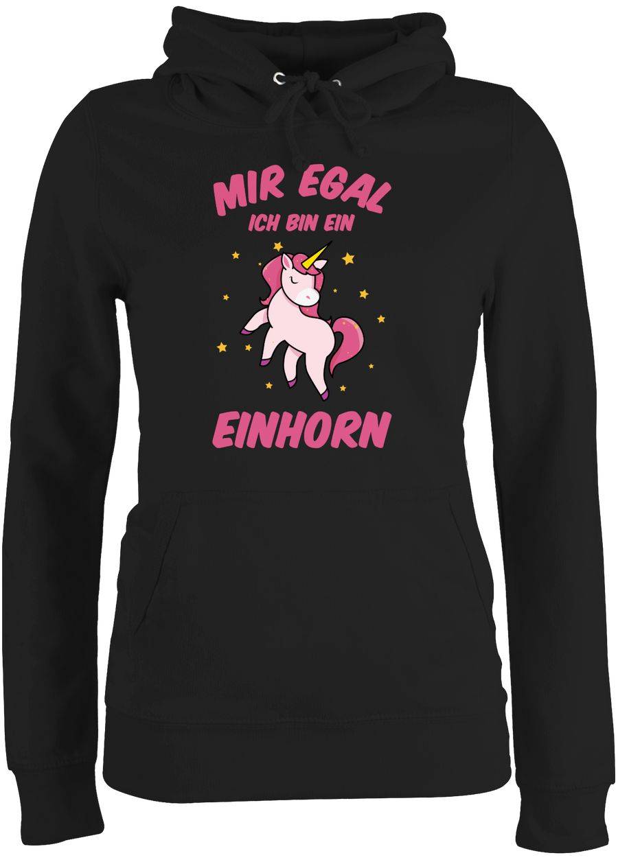 Shirtracer Mir egal ich bin ein Einhorn: Tshirt Rucksack Shirtracer
