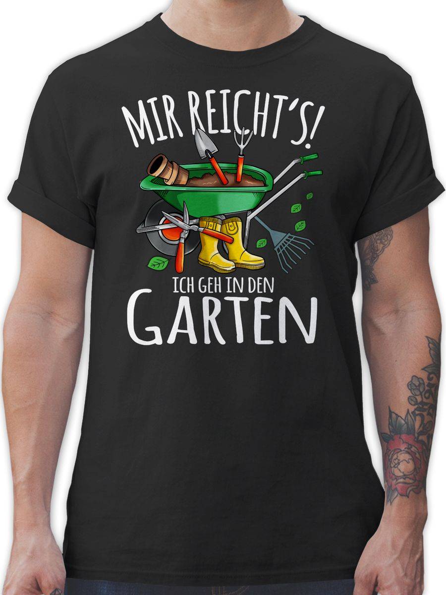 Shirtracer Mir reicht's ich geh in den Garten - Gartenarbeit & Gärtnern - weiß: T-Shirt Tur Shirtracer