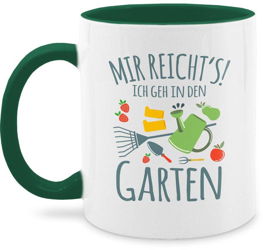 Shirtracer Mir reicht's ich geh in den Garten: T-Shirt Turnbeutel Shirtracer