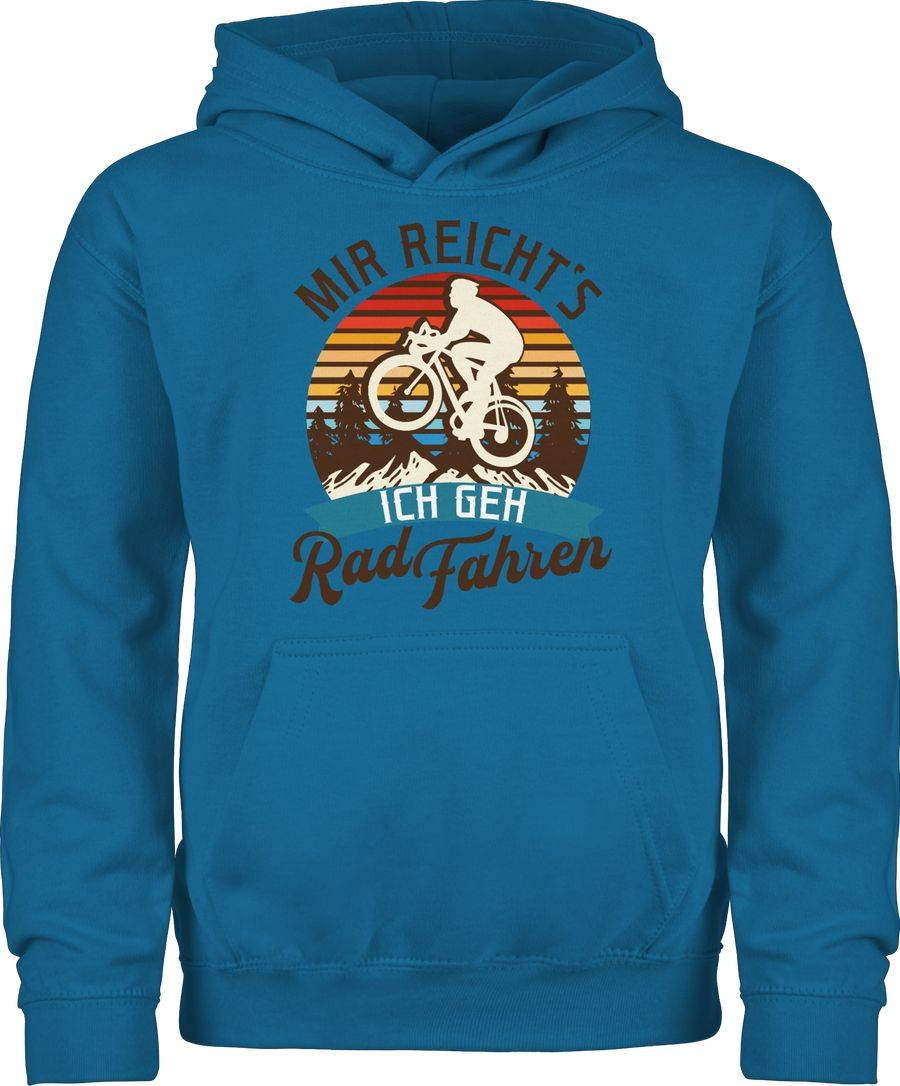 Shirtracer Mir reicht's ich geh Rad fahren - Vintage - braun: T-Shirt Rucksack Shirtracer
