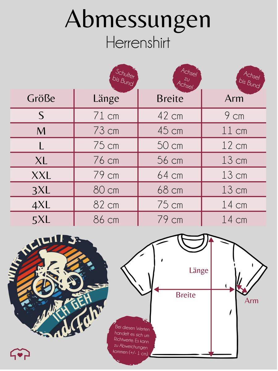 Shirtracer Mir Reicht's Ich Geh Rad Fahren - Vintage - Weiß: Tshirt Rucksack Shirtracer