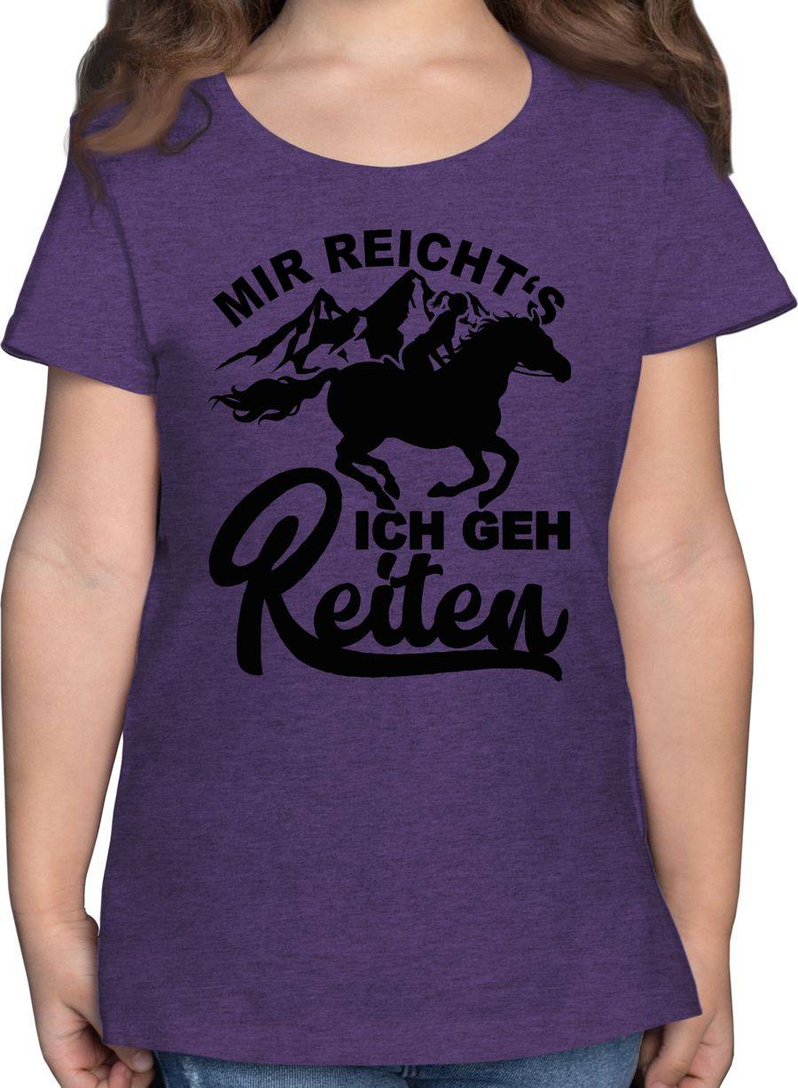 Shirtracer Mir reicht's ich geh reiten mit Pferd - schwarz Shirts & Mehr Shirtracer