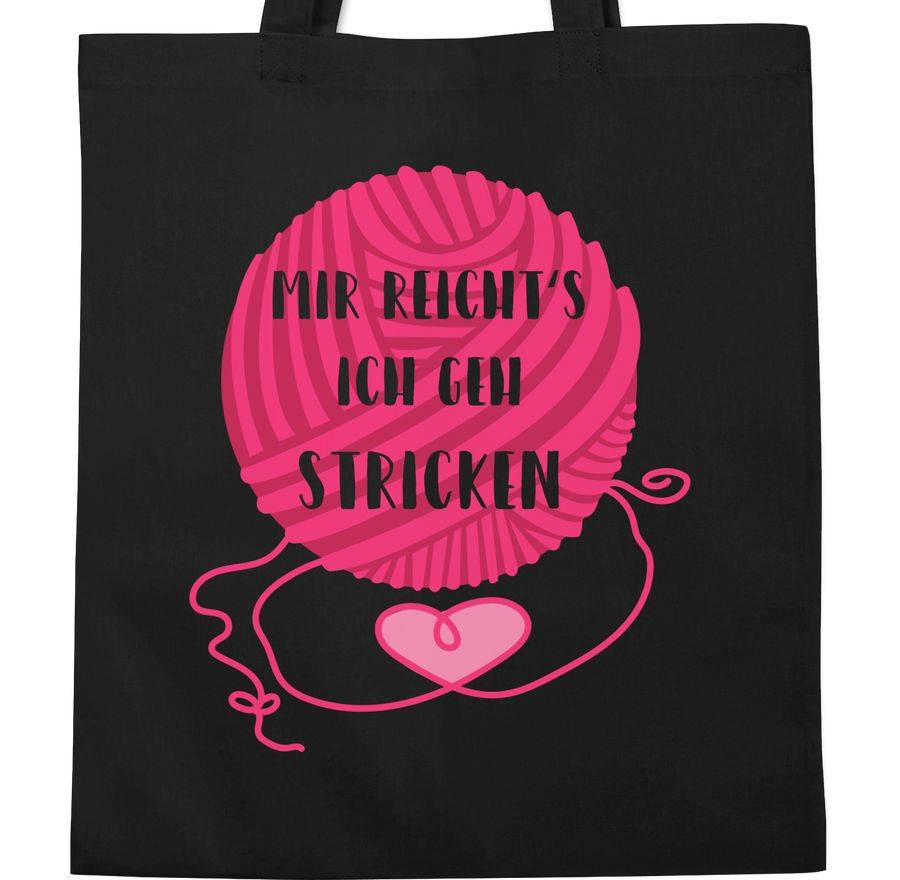 Shirtracer Mir Reicht's Ich Geh Stricken: T-Shirt Gym Bag Shirtracer