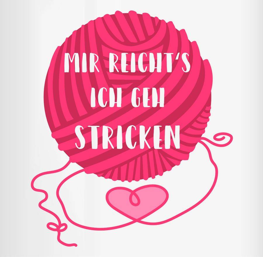 Shirtracer Mir Reicht's Ich Geh Stricken: T-Shirt Gym Bag Shirtracer