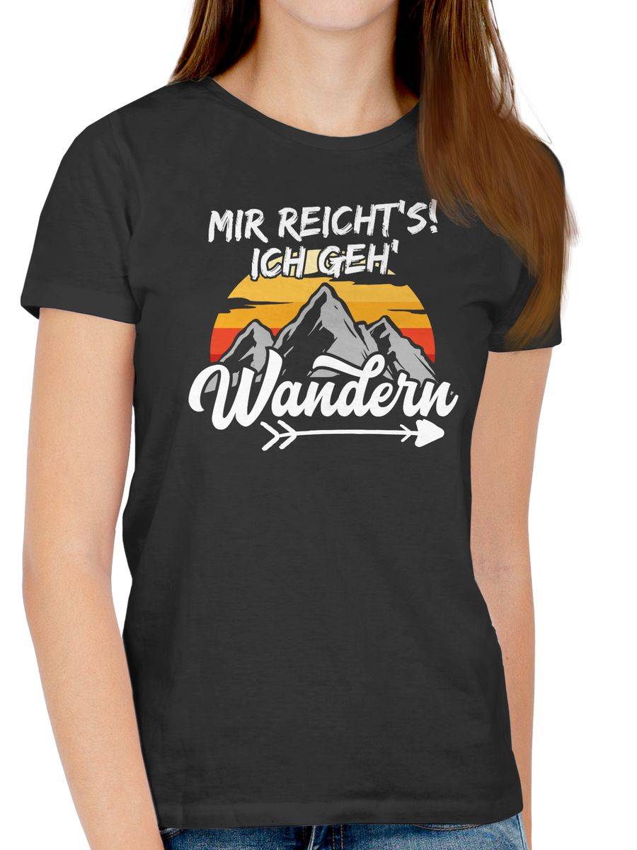 Shirtracer Mir Reicht's Ich Geh Wandern - Pfeil - Retro: Tshirt Rucksack Shirtracer