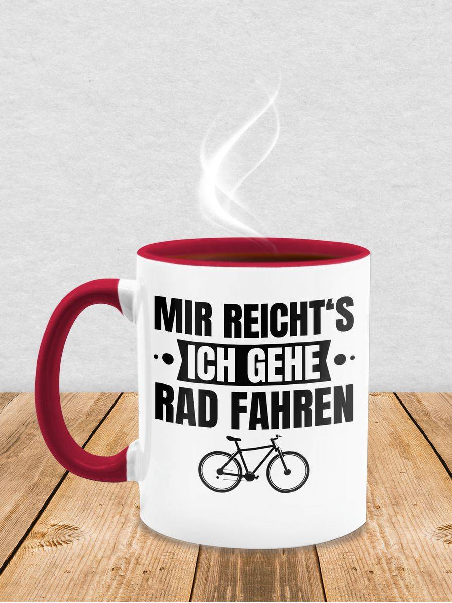 Shirtracer Mir Reicht's Ich Gehe Rad Fahren - Banner Schwarz Shirts & Mehr Shirtracer
