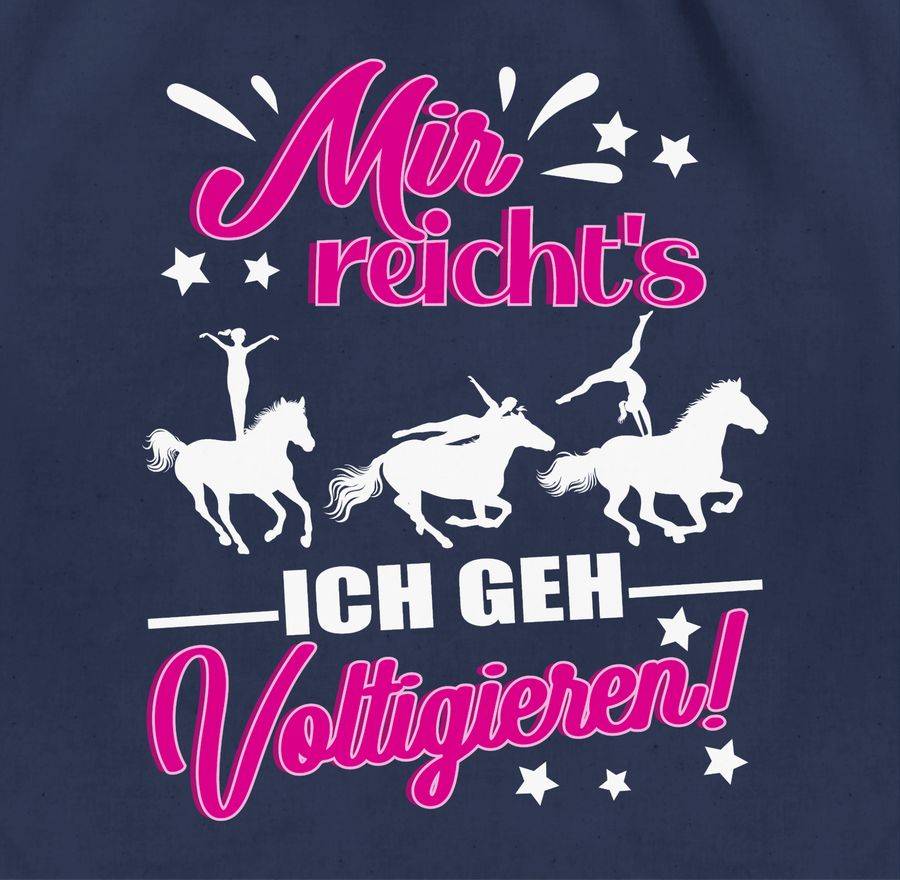 Shirtracer Mir Reicht's - Voltigieren - Weiß/fuchsia Shirts & Mehr Shirtracer