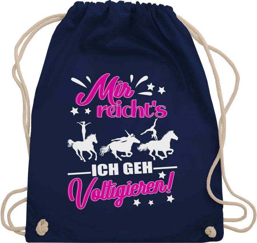 Shirtracer Mir reicht's - Voltigieren - weiß/fuchsia Shirts & Mehr Shirtracer