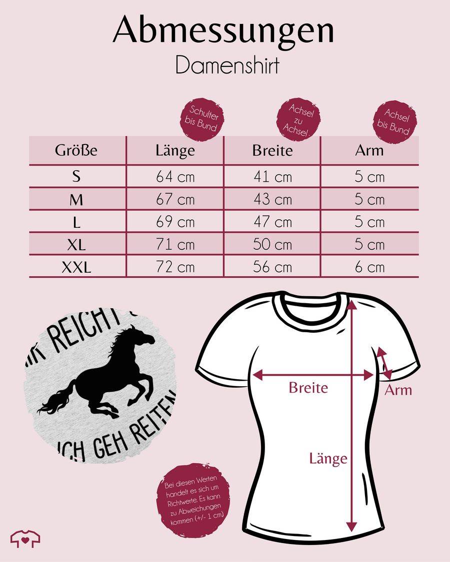 Shirtracer Mir Reichts Ich Geh Reiten Mit Pferd Shirts & Mehr Shirtracer