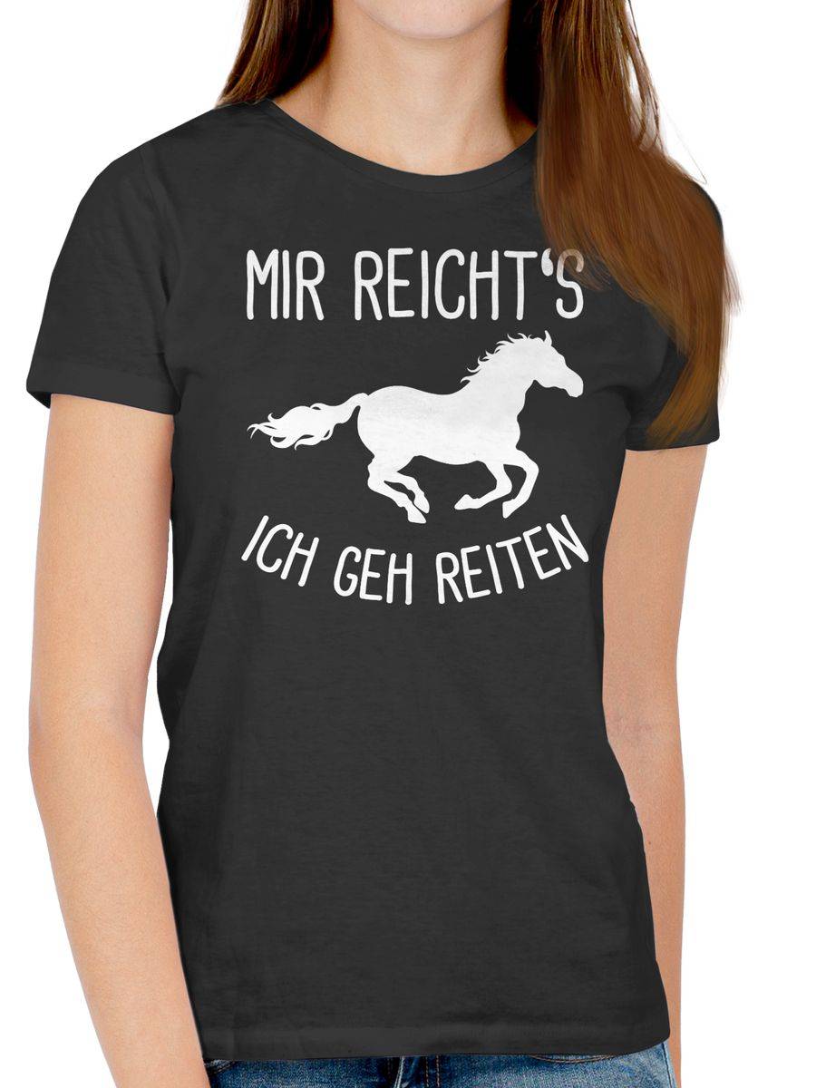 Shirtracer Mir Reichts Ich Geh Reiten Mit Pferd: T-Shirt Gym Bag Shirtracer