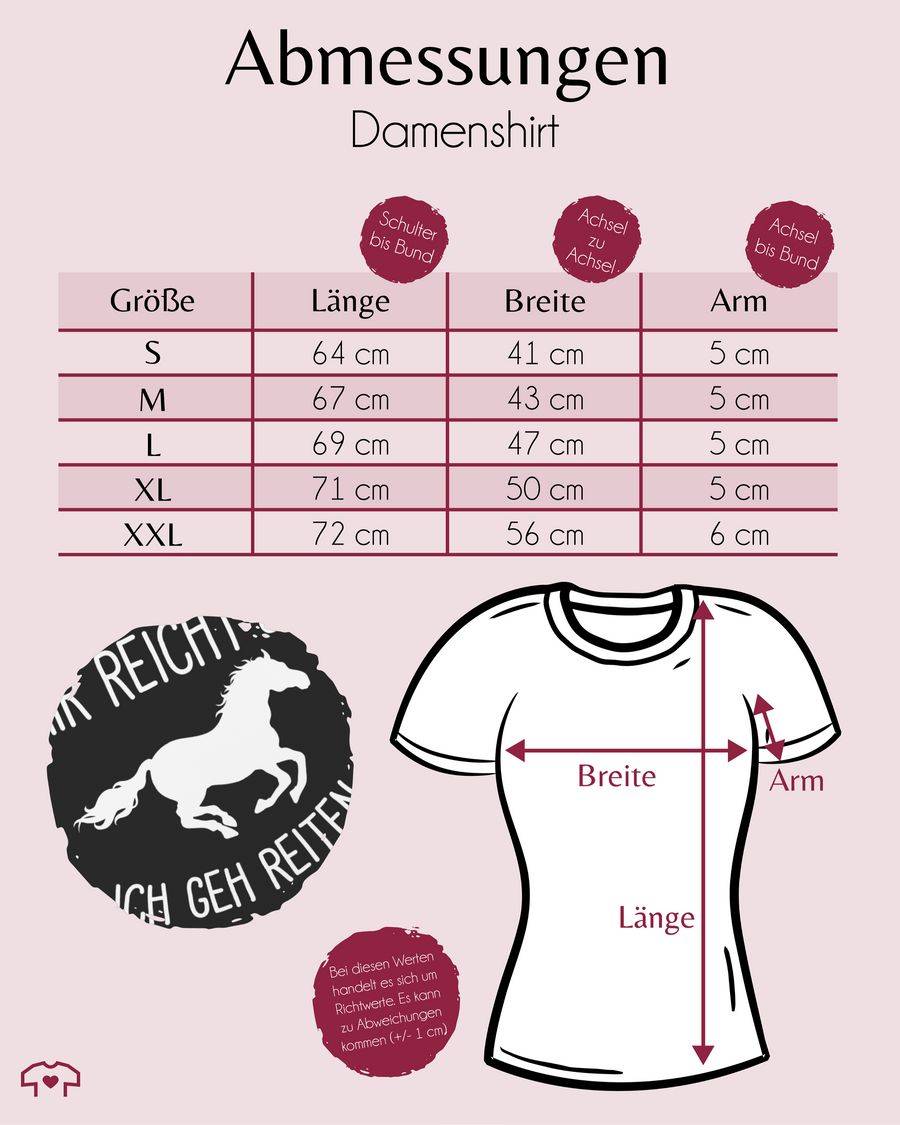 Shirtracer Mir Reichts Ich Geh Reiten Mit Pferd: T-Shirt Gym Bag Shirtracer