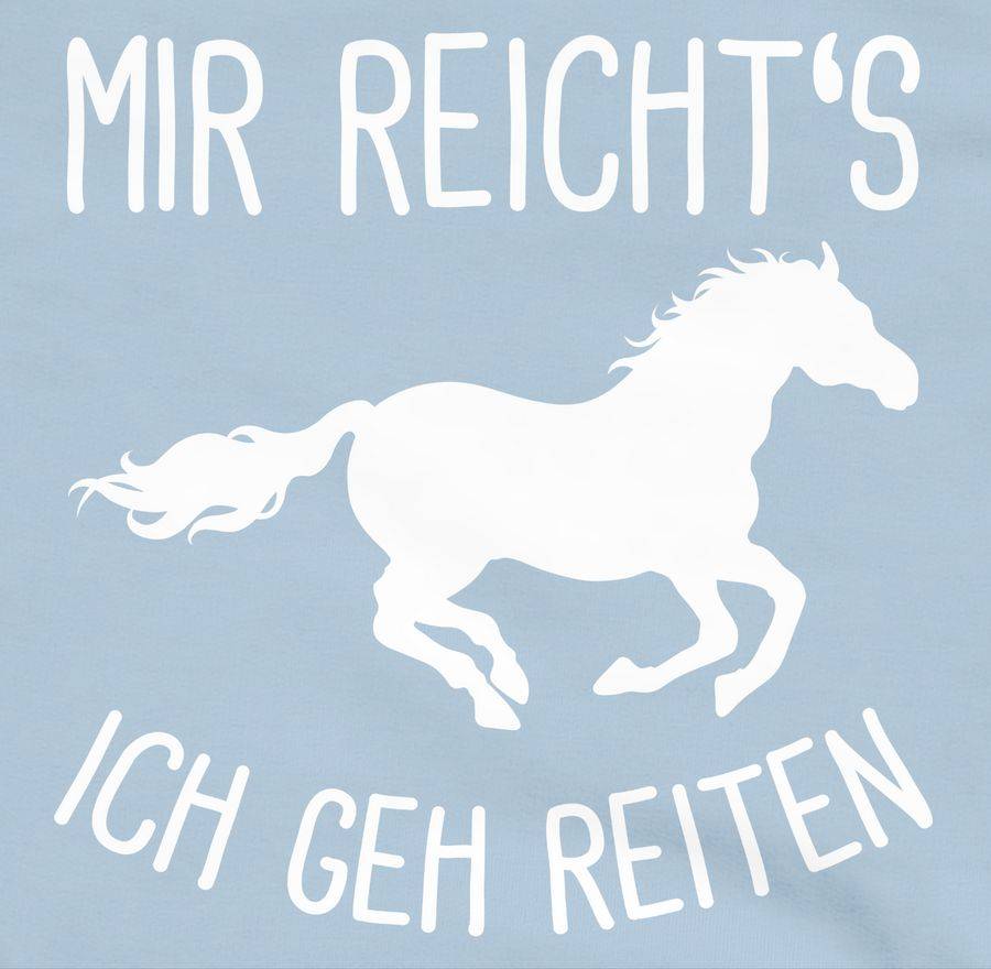 Shirtracer Mir Reichts Ich Geh Reiten Mit Pferd: T-Shirt Gym Bag Shirtracer