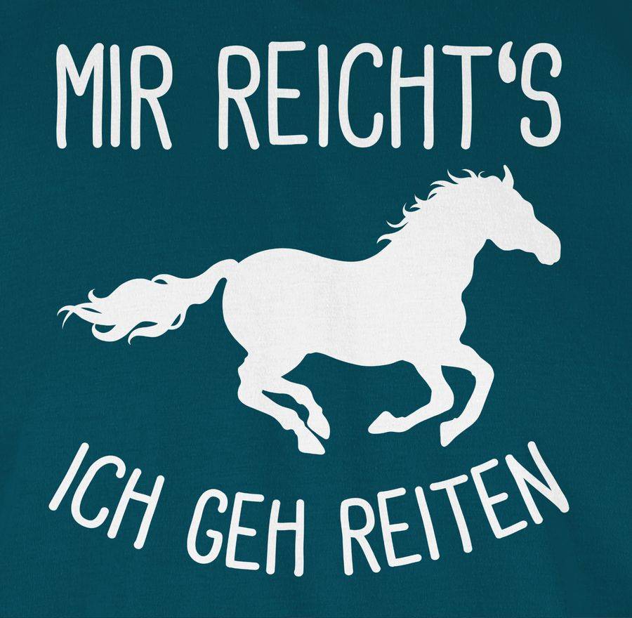 Shirtracer Mir Reichts Ich Geh Reiten Mit Pferd: T-Shirt Gym Bag Shirtracer
