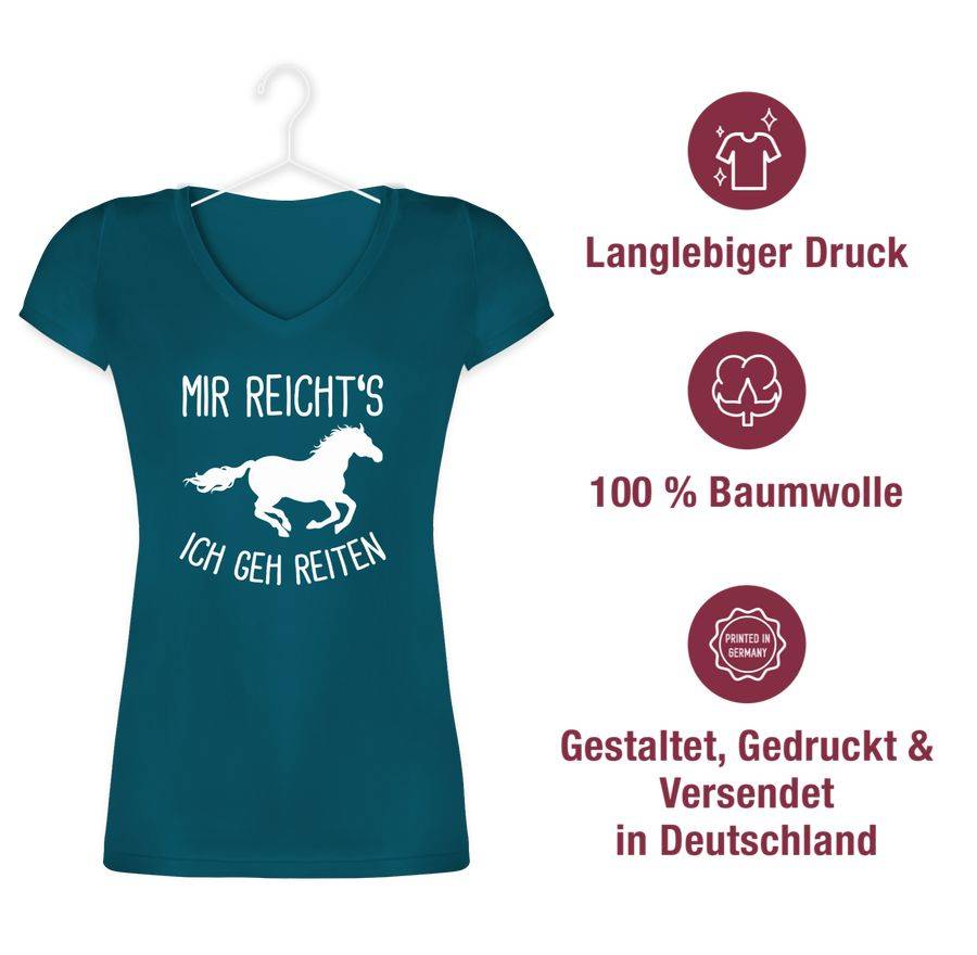 Shirtracer Mir Reichts Ich Geh Reiten Mit Pferd: T-Shirt Gym Bag Shirtracer