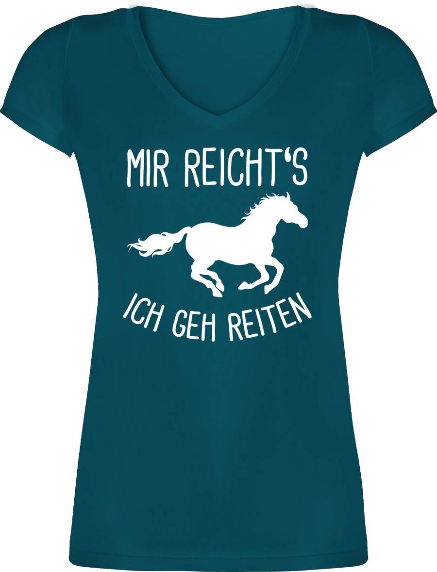 Shirtracer Mir reichts ich geh Reiten mit Pferd: T-Shirt Gym Bag Shirtracer