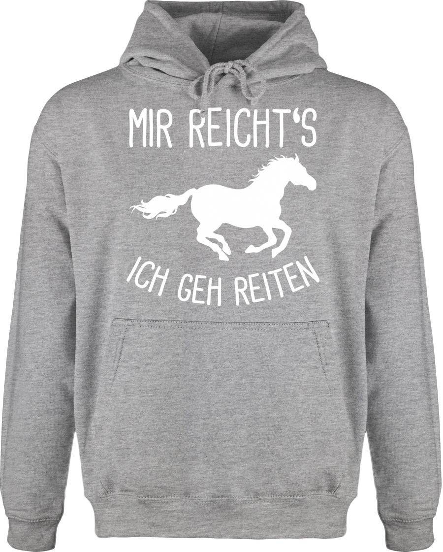 Shirtracer Mir reichts ich geh Reiten mit Pferd: T-Shirt Gym Bag Shirtracer