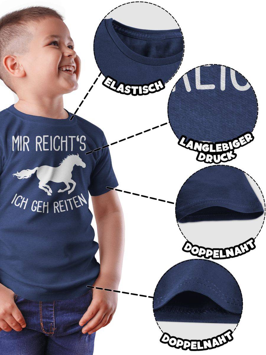 Shirtracer Mir Reichts Ich Geh Reiten Mit Pferd: T-Shirt Gym Bag Shirtracer