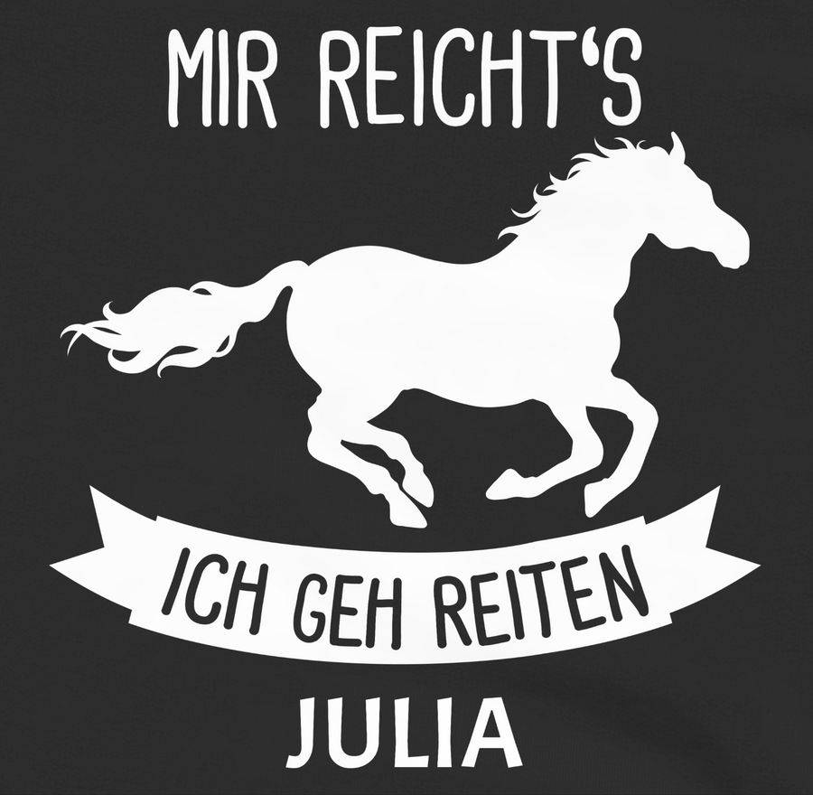 Shirtracer Mir Reichts Ich Geh Reiten: T-Shirt Turnbeutel Shirtracer