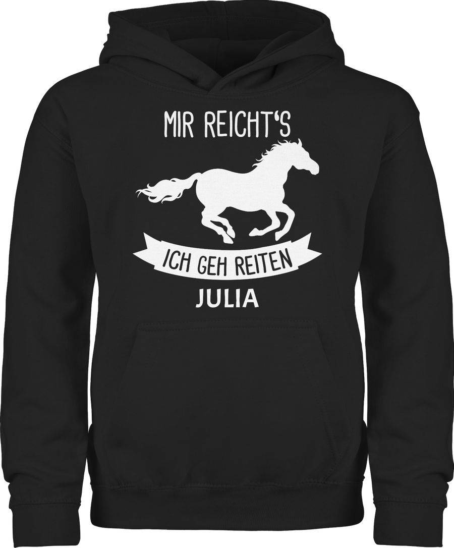 Shirtracer Mir reichts ich geh reiten: T-Shirt Turnbeutel Shirtracer