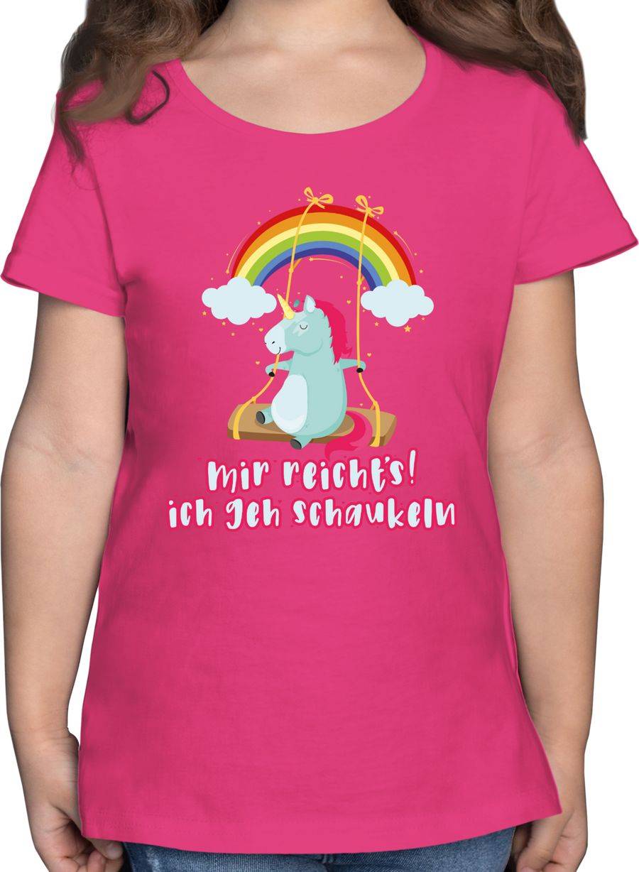 Shirtracer Mir reichts, ich geh schaukeln - Einhorn Shirts & Mehr Shirtracer