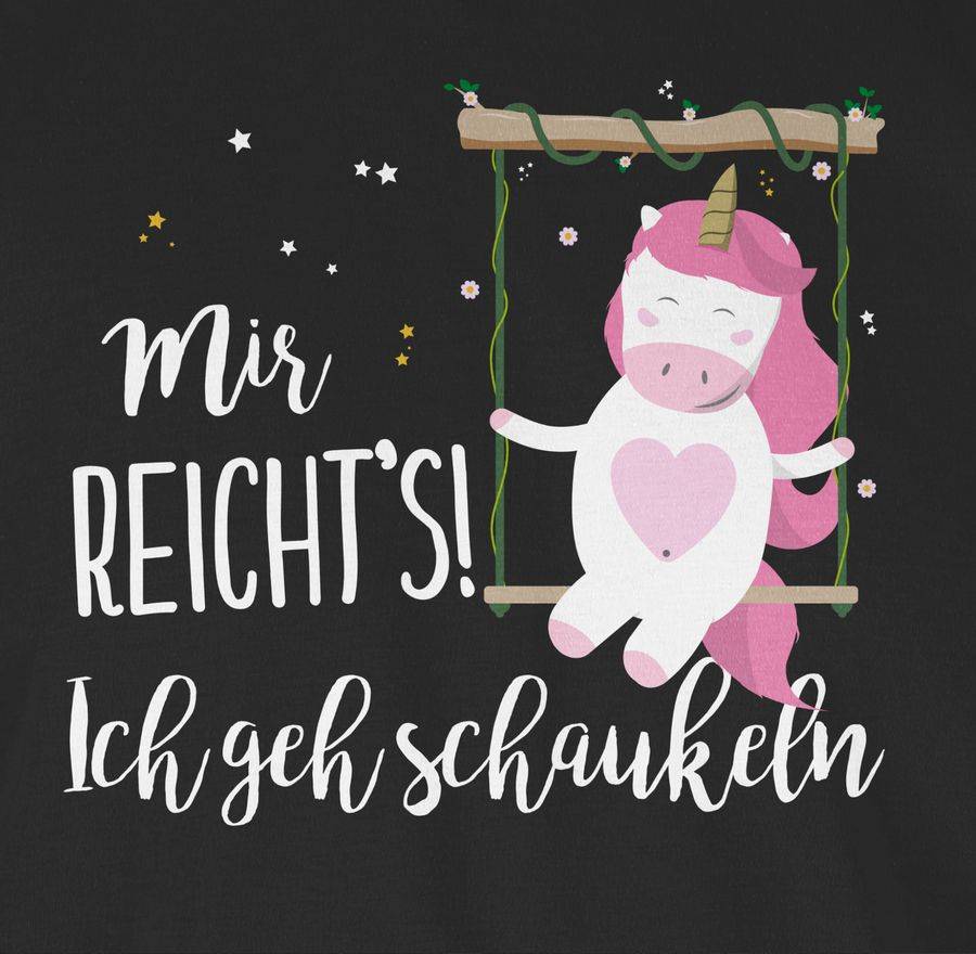 Shirtracer Mir Reichts Ich Geh Schaukeln: T-Shirt Rucksack Shirtracer