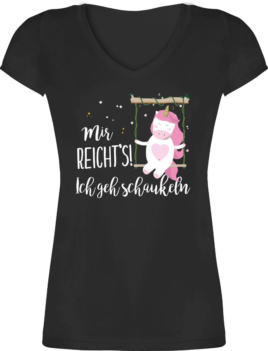Shirtracer Mir reichts Ich geh Schaukeln: T-Shirt Rucksack Shirtracer