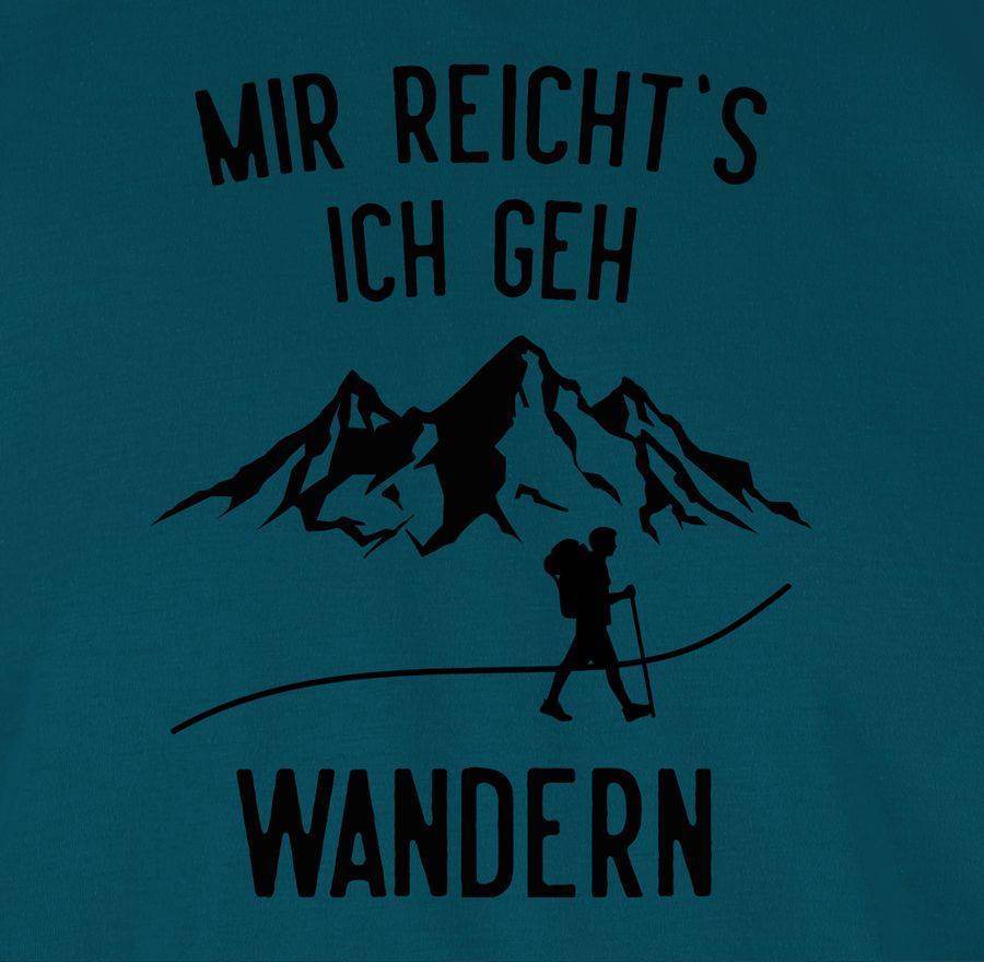 Shirtracer MIr Reichts Ich Geh Wandern Berge: T-Shirt Gym Bag Shirtracer