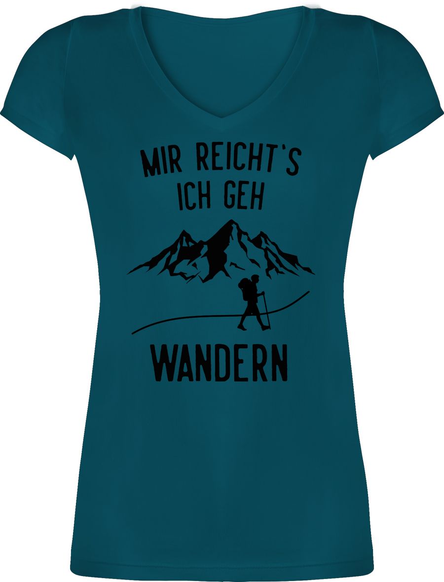 Shirtracer MIr reichts ich geh wandern Berge: T-Shirt Gym Bag Shirtracer