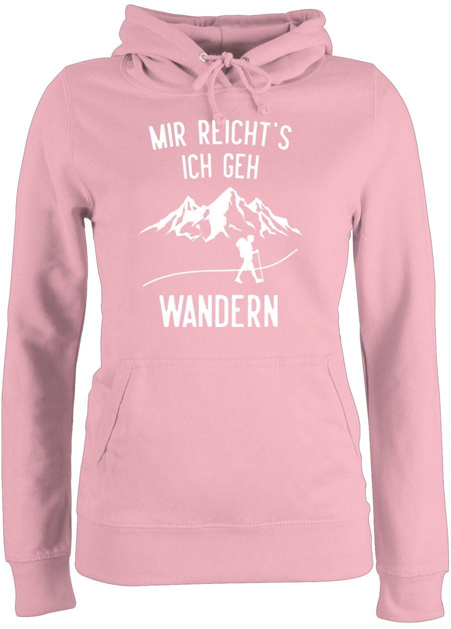 Shirtracer Mir reichts ich geh wandern Berge weiß Shirts & Mehr Shirtracer